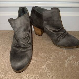 Report Charcoal Ankle Booties